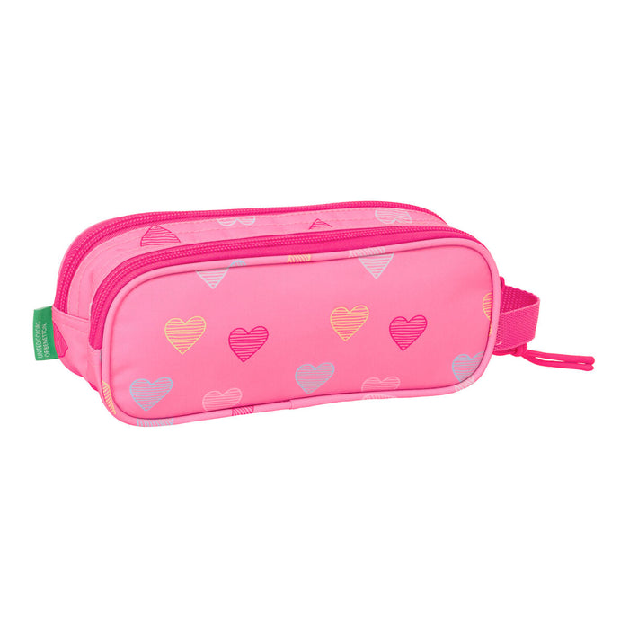 Пътническа Чанта Benetton Heart Розов 21 x 8 x 6 cm