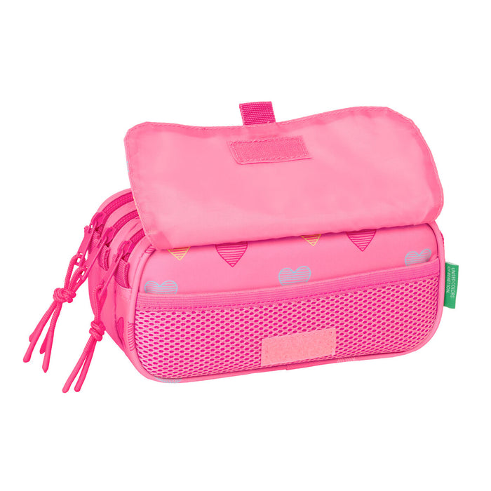 Пътническа Чанта Benetton Heart Розов 21,5 x 10 x 8 cm