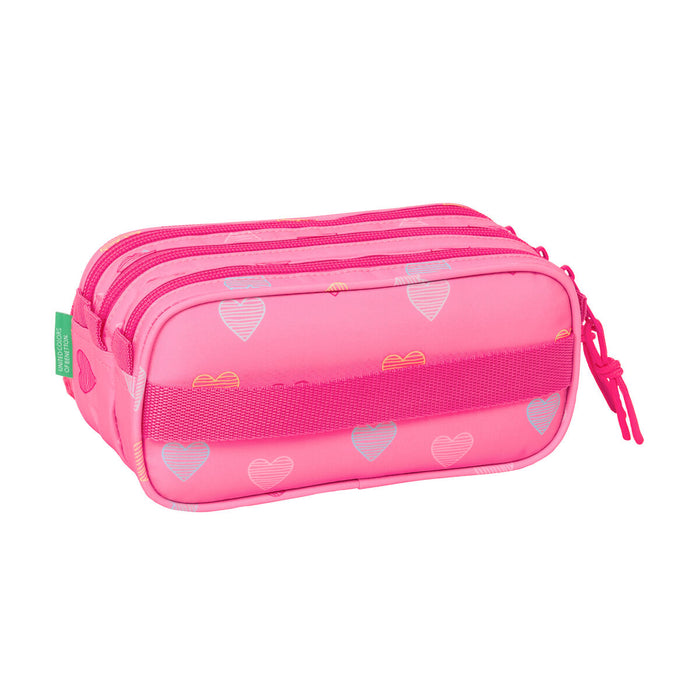 Пътническа Чанта Benetton Heart Розов 21,5 x 10 x 8 cm