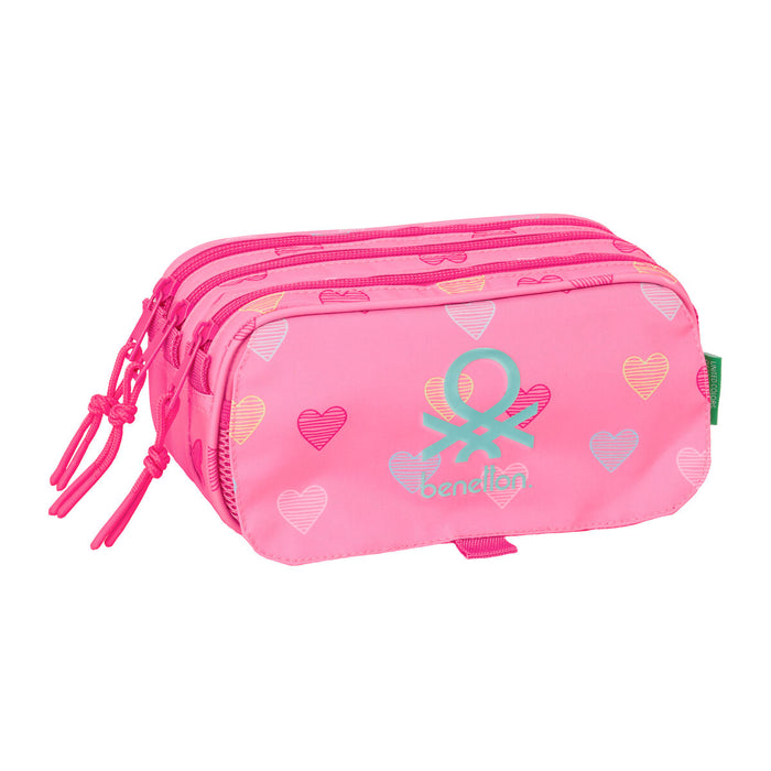 Пътническа Чанта Benetton Heart Розов 21,5 x 10 x 8 cm