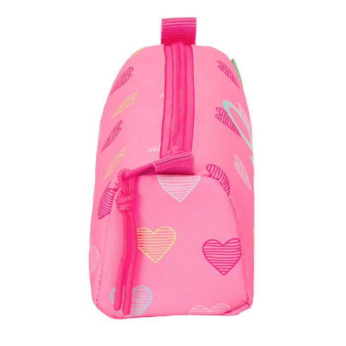 Пътническа Чанта Benetton Heart Розов 21 x 8 x 7 cm