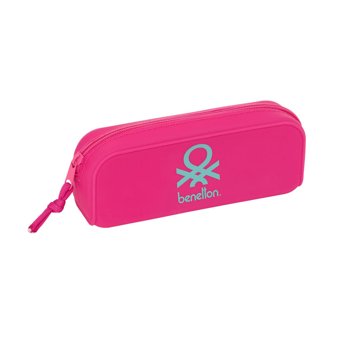 Пътническа Чанта Benetton Heart Розов 18.5 x 7.5 x 5.5 cm