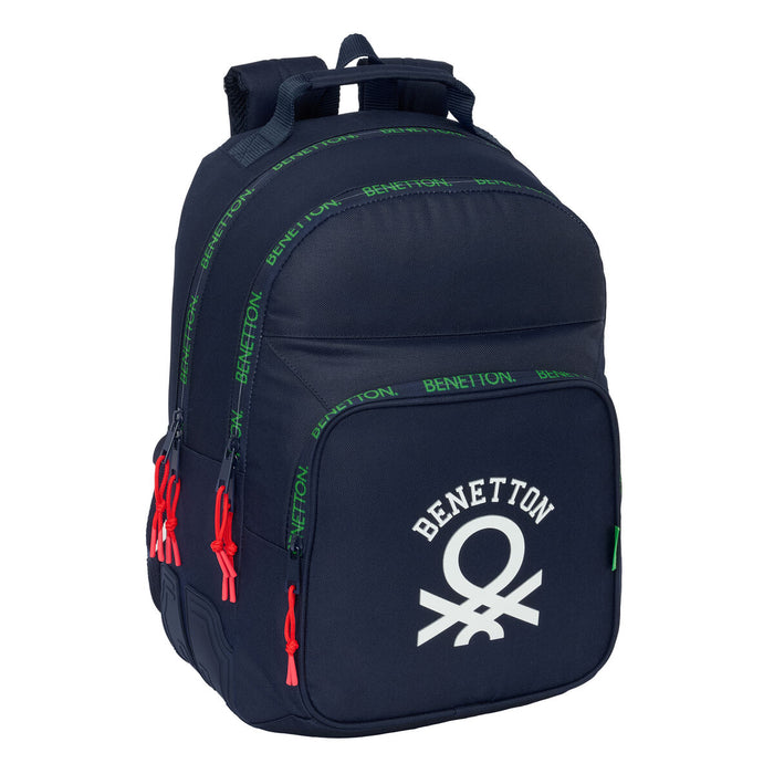 Училищна чанта Benetton Together Морско син 32 x 42 x 15 cm