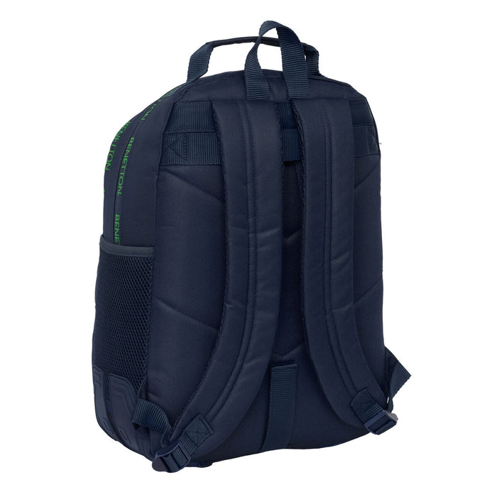 Училищна чанта Benetton Together Морско син 32 x 42 x 15 cm