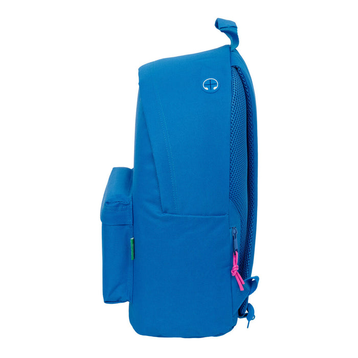 Училищна чанта Benetton benetton basics Син 31 x 41 x 16 cm