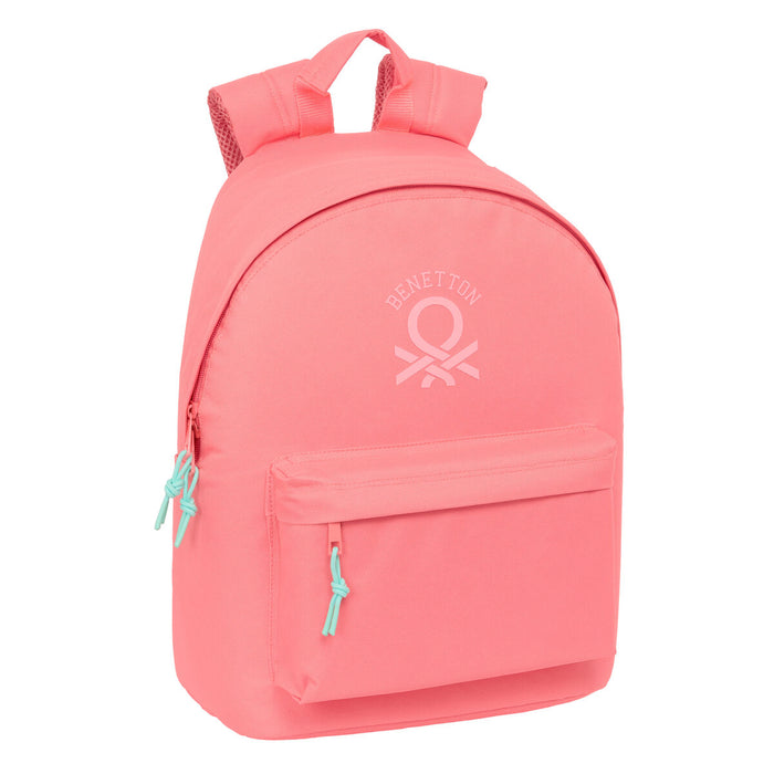 Училищна чанта Benetton benetton basics Корал 31 x 41 x 16 cm