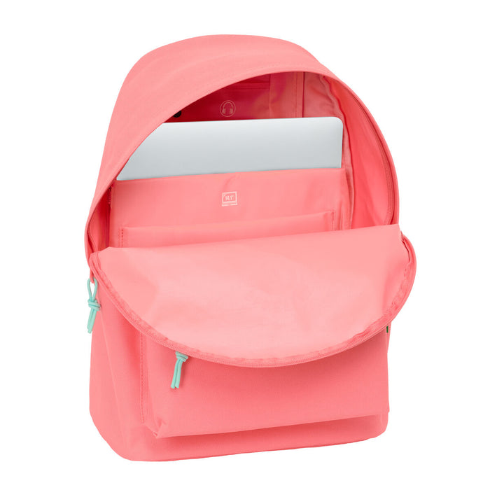 Училищна чанта Benetton benetton basics Корал 31 x 41 x 16 cm