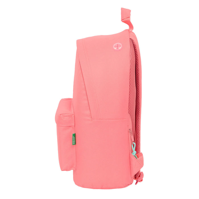 Училищна чанта Benetton benetton basics Корал 31 x 41 x 16 cm