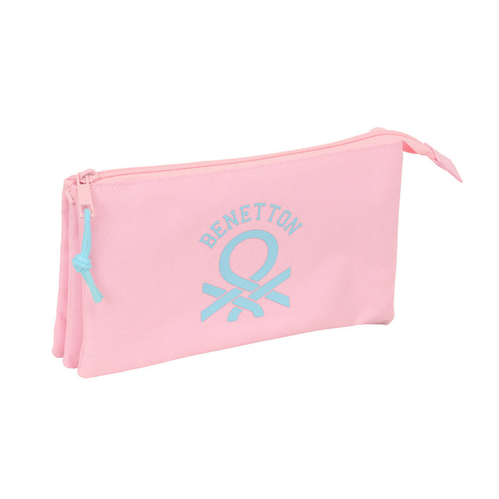 Пътническа Чанта Benetton Rosa pastel Розов 22 x 12 x 3 cm
