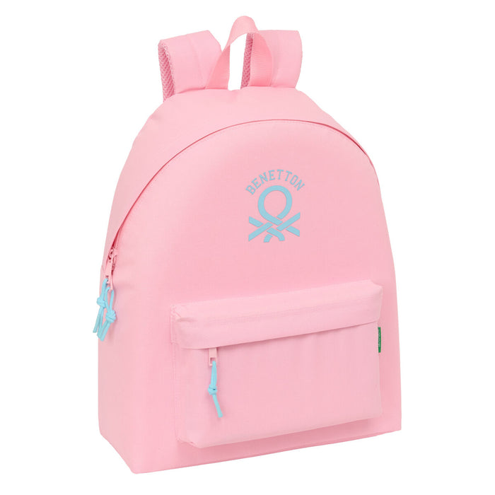 Училищна чанта Benetton Rosa pastel Розов 33 x 42 x 15 cm