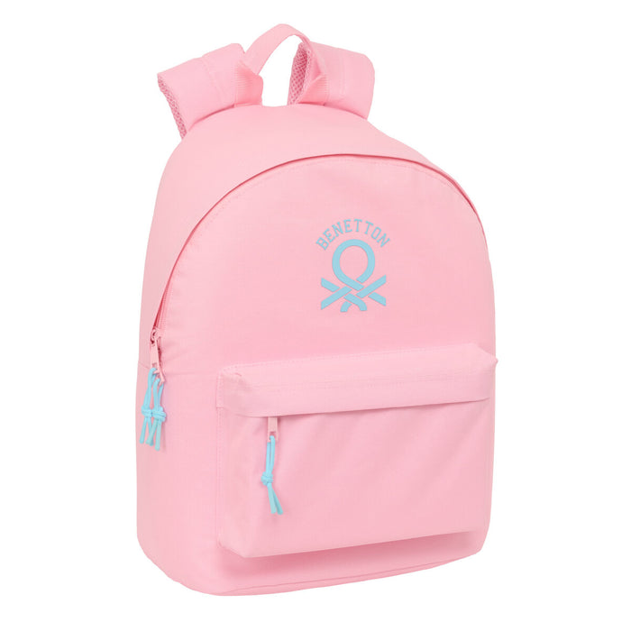 Училищна чанта Benetton benetton basics Розов 31 x 41 x 16 cm