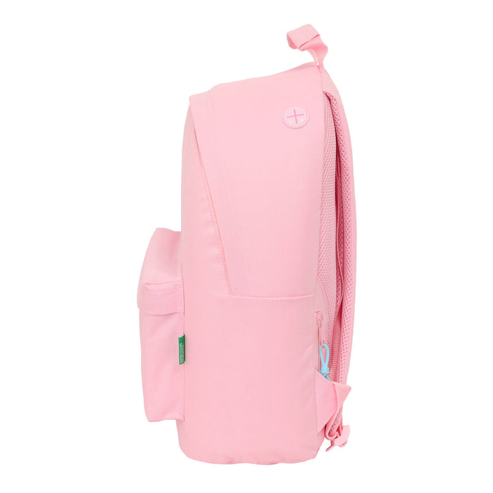 Училищна чанта Benetton benetton basics Розов 31 x 41 x 16 cm