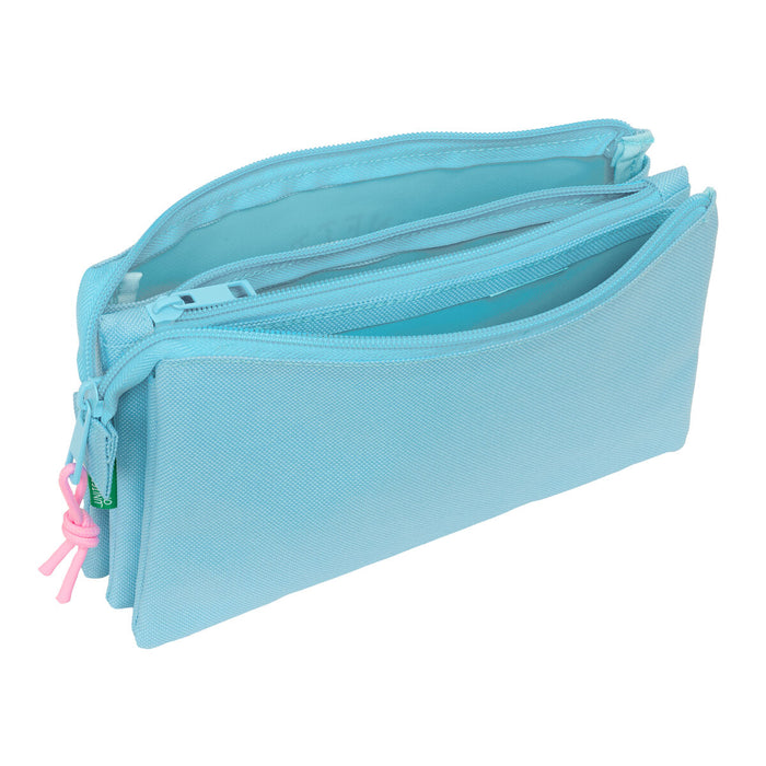 Пътническа Чанта Benetton Celeste Небесно синьо 22 x 12 x 3 cm