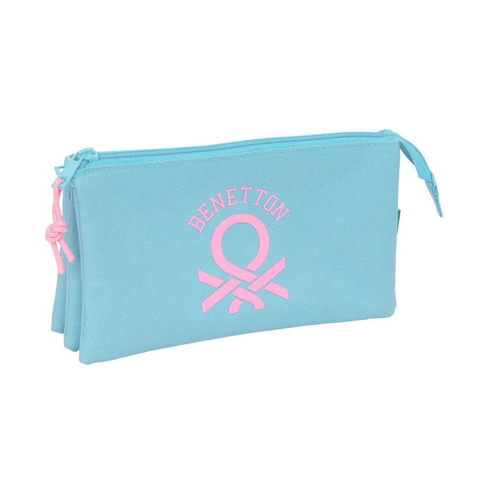 Пътническа Чанта Benetton Celeste Небесно синьо 22 x 12 x 3 cm