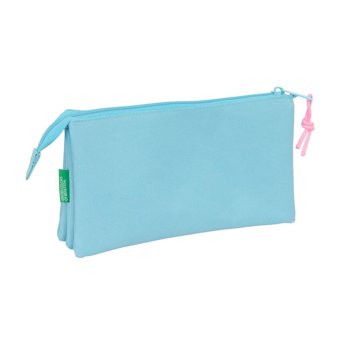 Пътническа Чанта Benetton Celeste Небесно синьо 22 x 12 x 3 cm
