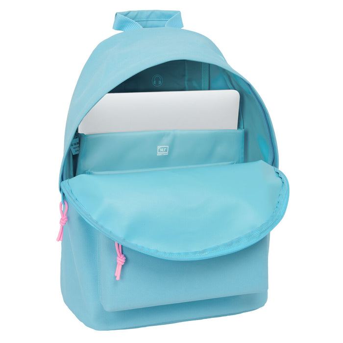 Училищна чанта Benetton benetton basics Селесте 31 x 41 x 16 cm