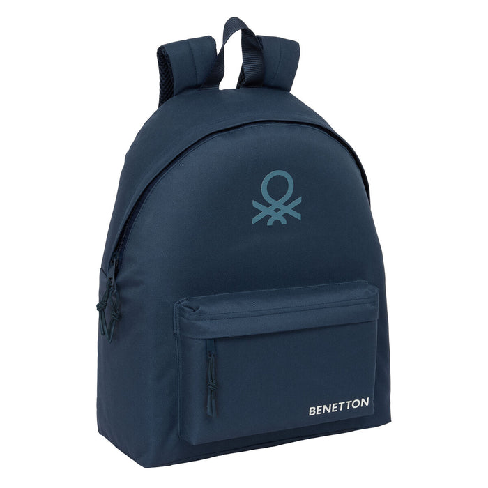 Училищна чанта Benetton Antracita 33 x 42 x 15 cm
