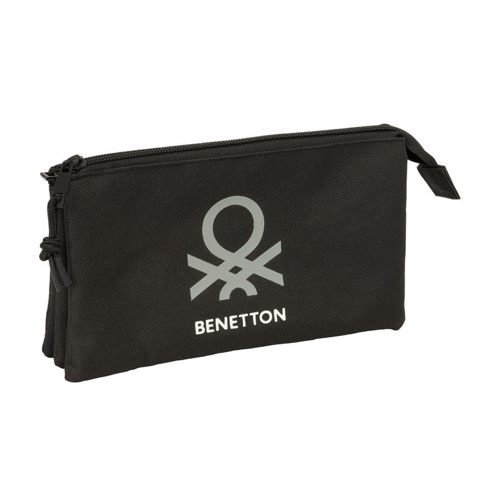 Пътническа Чанта Benetton Negro Черен 22 x 12 x 3 cm