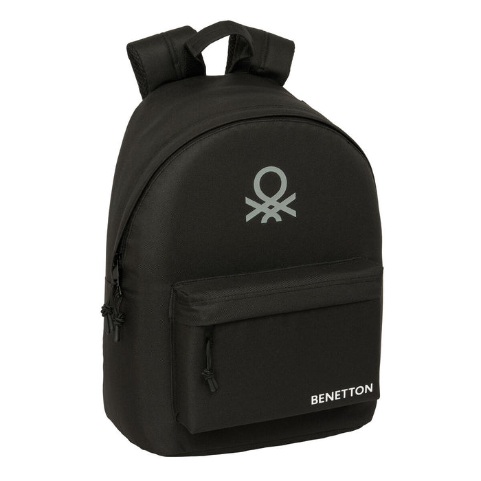 Училищна чанта Benetton benetton basics Черен 31 x 41 x 16 cm