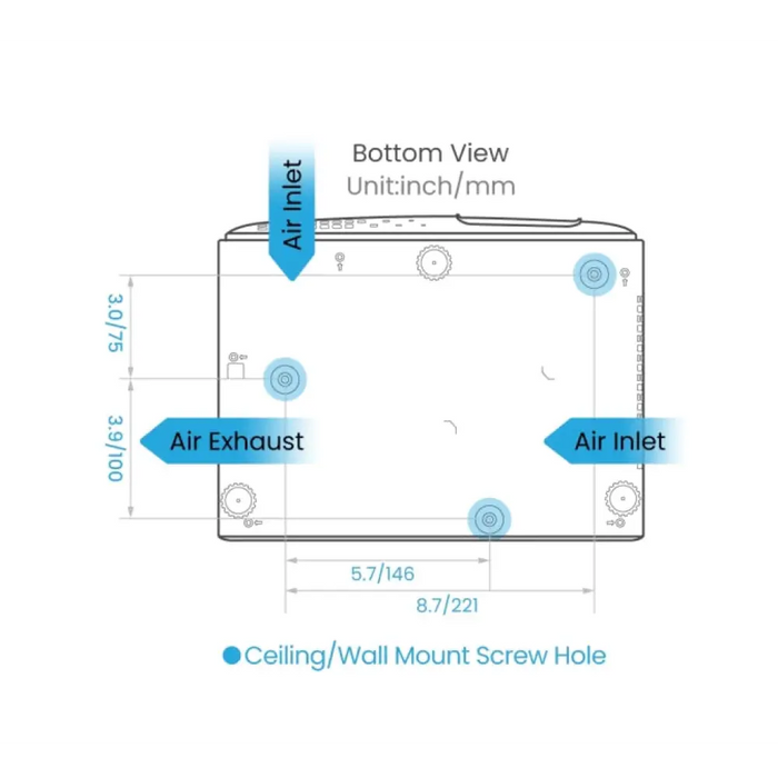 BenQ TK710STi DLP 4K UHD (3840x2160) HDR ултрабърз 4ms