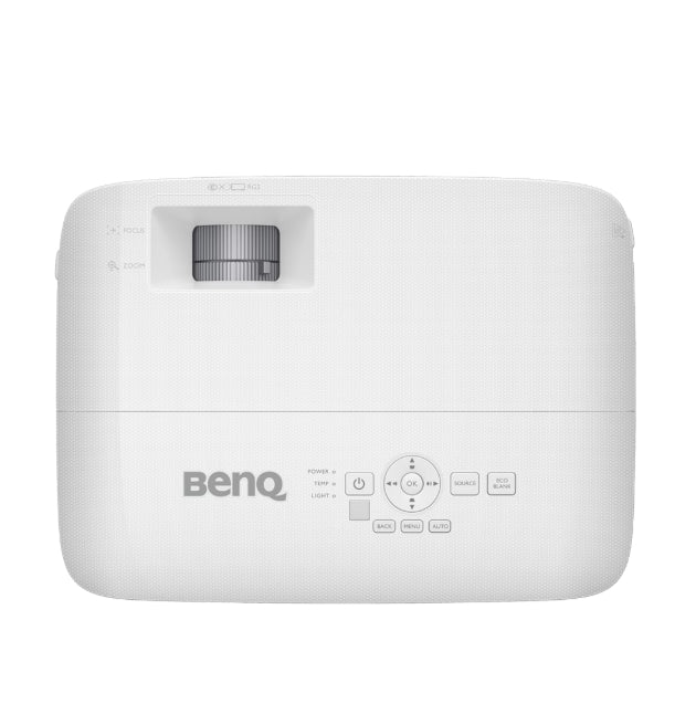 BenQ MW561 Бизнес проектор, WXGA (1280x800), 20 000:1, 4000 ANSI лумена, прецизно стъкло, 1.1x, 3D, автоматично вертикално корекциониране на изображението, сензор против прах, HDMI x2, VGA, VGA изход, USB-A, 20W високоговорител, аудио вход/изход, живот на