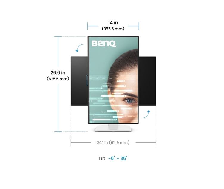 BenQ GW2790TC ДИСПЛЕЙ ЗА РАБОТА И РАЗВЛЕЧЕНИЕ GW2790TC БЯЛ