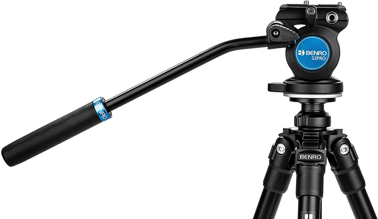 Видео глава Benro - S2PRO, 2.5kg, черна