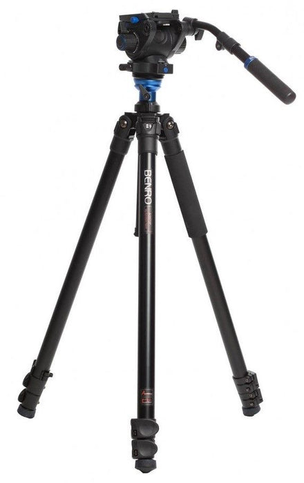 Видео статив Benro - A3573F AL + S6Pro, 44-192 cm, черен