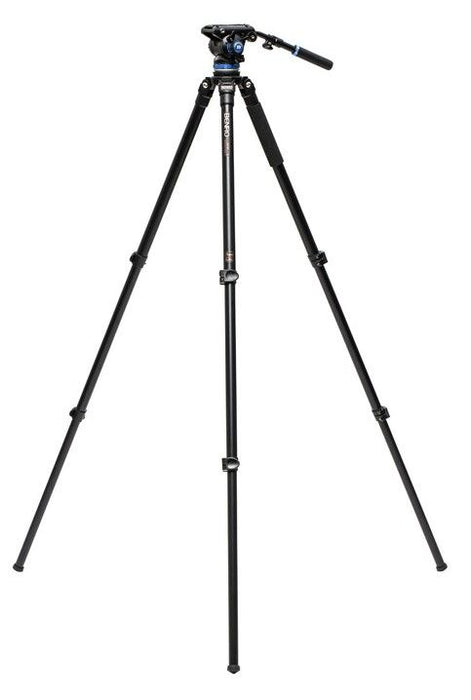 Видео статив Benro - A373F Series 3 AL + S6 Pro, 30-161 cm, черен