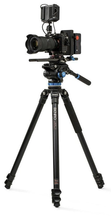 Видео статив Benro - A373F Series 3 AL + S6 Pro, 30-161 cm, черен