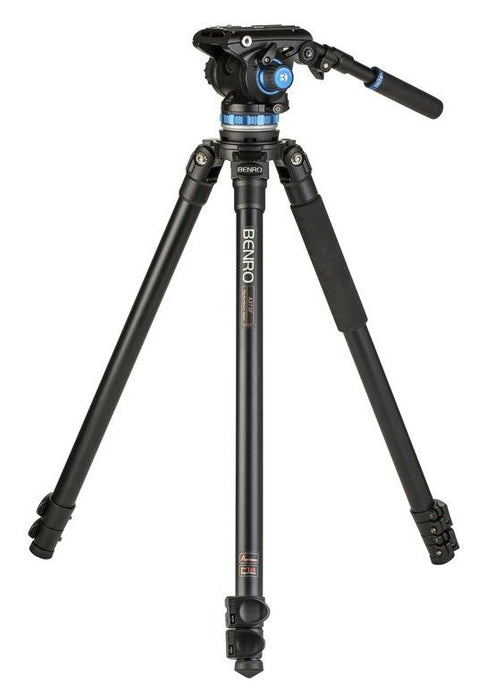 Видео статив Benro - A373F Series 3 AL + S6 Pro, 30-161 cm, черен