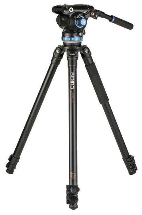Видео статив Benro - A373F Series 3 AL + S8Pro, 32.5-163.5 cm, черен