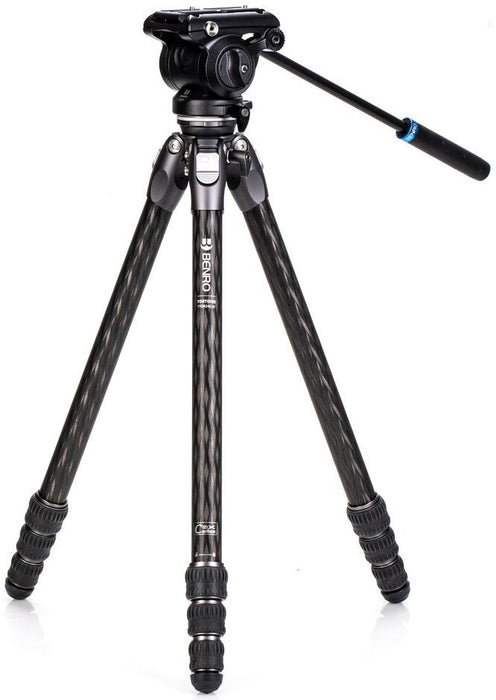 Видео статив Benro - TTOR24CLVS4PRO, 22.5-158.5cm, черен
