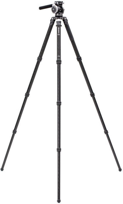 Статив Benro - Mammoth TMTH44C CF + WH15, 27.5-173.5 cm, черен