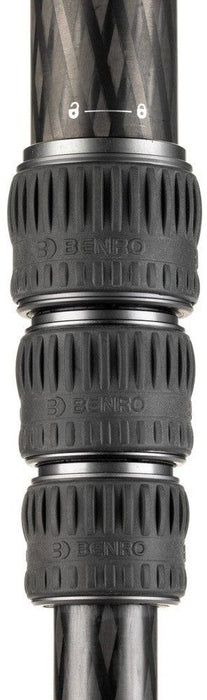 Статив Benro - Mammoth TMTH44C CF + WH15, 27.5-173.5 cm, черен