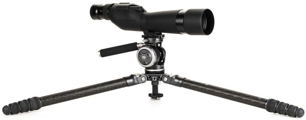 Статив Benro - Mammoth TMTH44C CF + WH15, 27.5-173.5 cm, черен