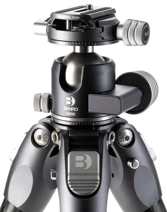 Статив Benro - Tortoise 35C + GX35 Kit, 19-156cm, черен