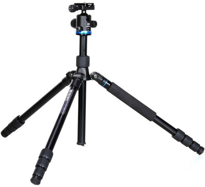 Статив Benro - iFoto L AL + IB0, 46-166.8 cm, черен