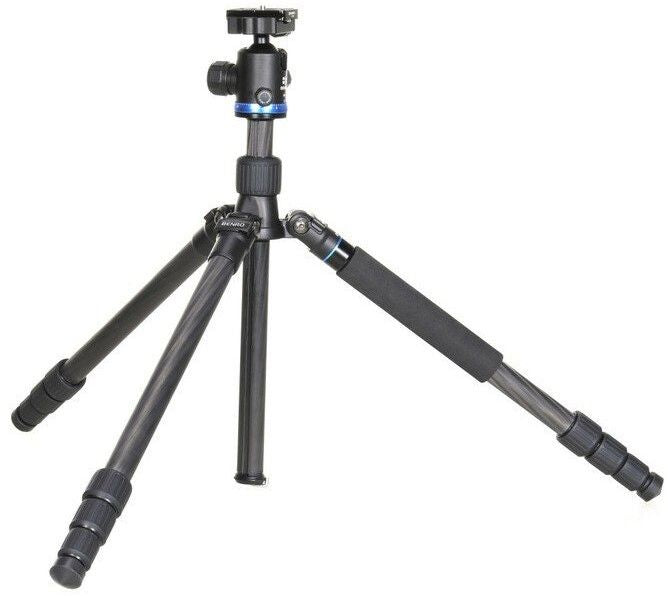 Статив Benro - iFoto L CF + IB0, 46-166 cm, черен
