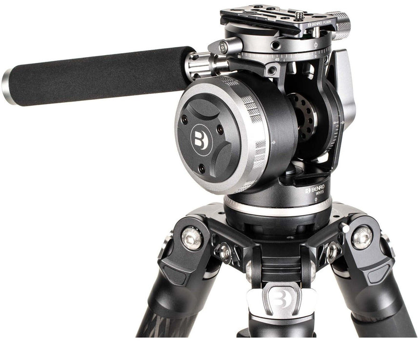 Видео глава Benro - WH15 Long Lens Head, 15kg, черна