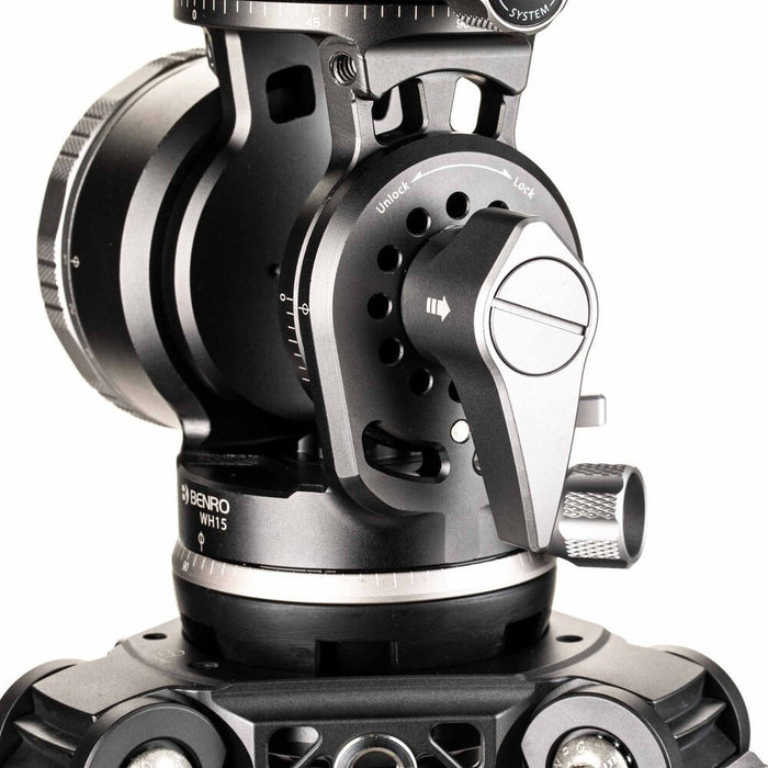 Видео глава Benro - WH15 Long Lens Head, 15kg, черна