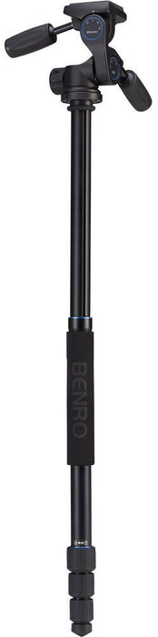 Статив Benro - Mach3 Series 2 AL + HD2, 43-168 cm, черен