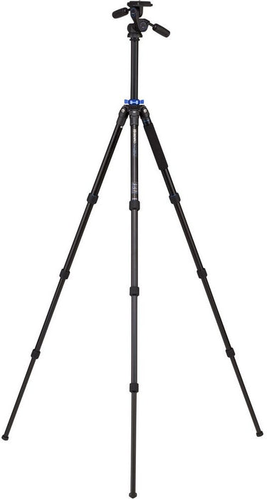 Статив Benro - Mach3 Series 2 AL + HD2, 43-168 cm, черен