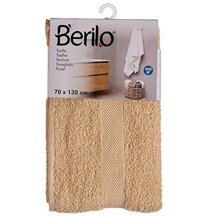 Кърпа за баня Berilo Сметана 80 % памук 20 % полиестер 70 x 130 cm 35 x 4 x 20 cm (3 броя)