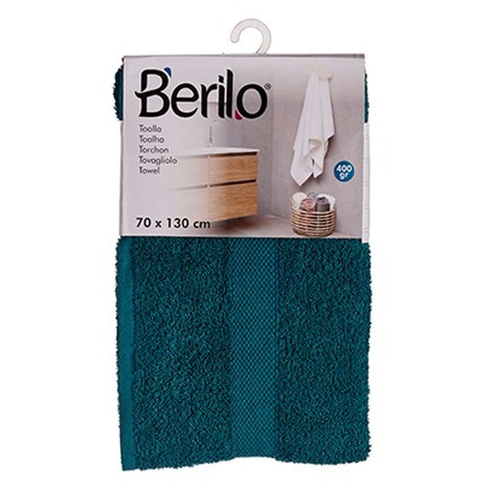 Кърпа за баня Berilo Син 80 % памук 20 % полиестер 70 x 130 cm 35 x 4 x 20 cm (3 броя)