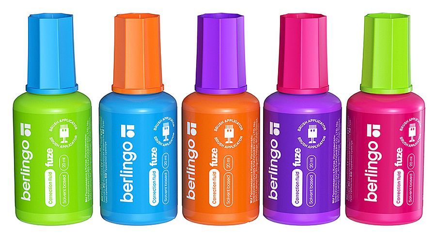 Коректор Berlingo Fuze - 20 ml, асортимент