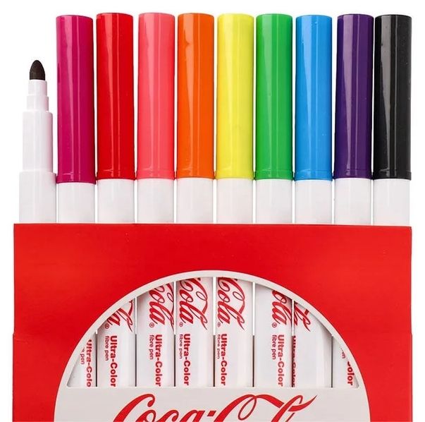 Ароматизирани флумастери Best Buy - Ultra Perfume, Coca-Cola, 10 цвята