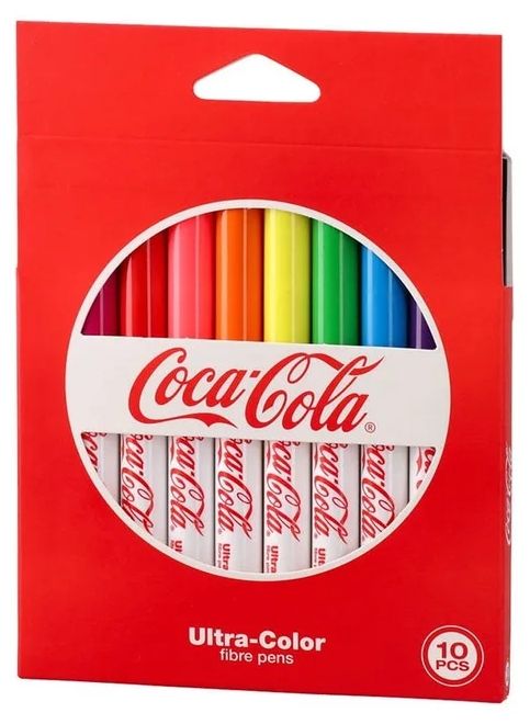Ароматизирани флумастери Best Buy - Ultra Perfume, Coca-Cola, 10 цвята