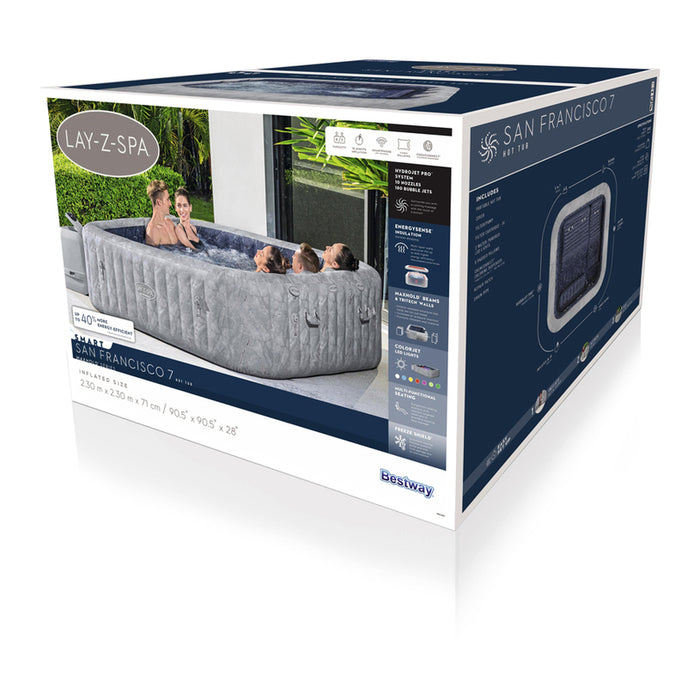 НАДУВАЕМО ДЖАКУЗИ 230X71CM SAN FRANCISCO BESTWAY 6001Q