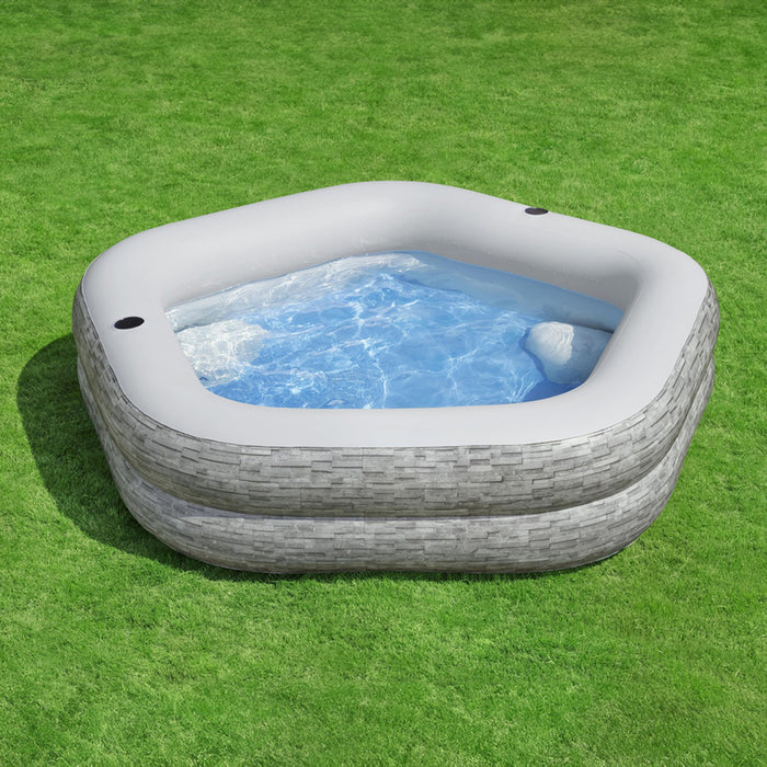 БАСЕЙН 213X206X53 STONE POOL BESTWAY 54423